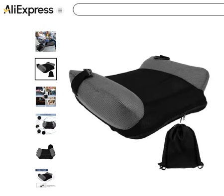 Seggiolino pericoloso venduto su Aliexpress